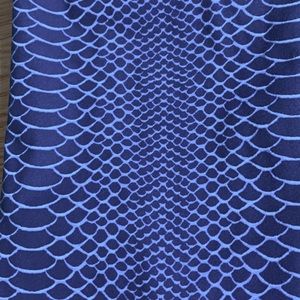 Under armour mermaid fish scale leggings blue S
